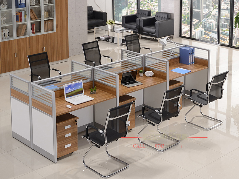 直型屏風辦公桌001