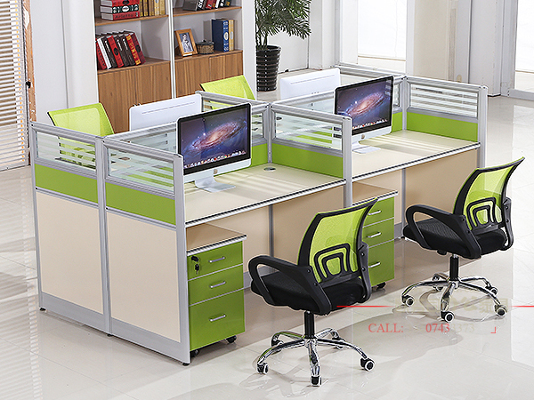 直型屏風辦公桌007